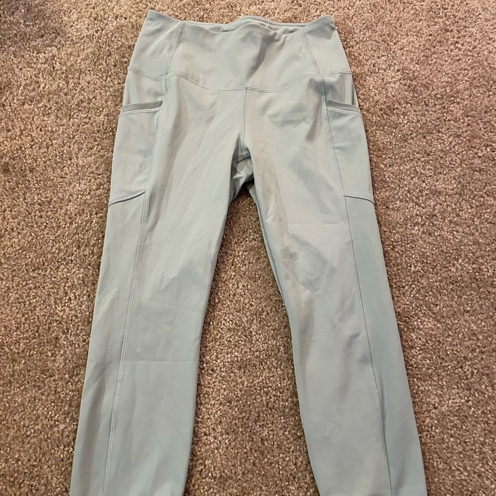 Sage green capris leggings